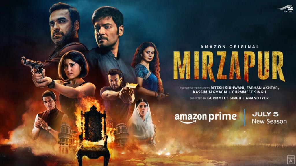 Mirzapur Season 3 – Best Hindi Web Series 2025